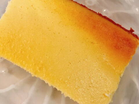 耐熱皿レシピ♡レモンも入れないミルクチーズケーキ♡